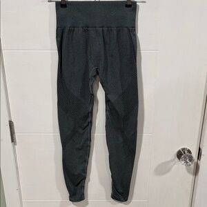 Gymshark Green/Grey Textured Leggings